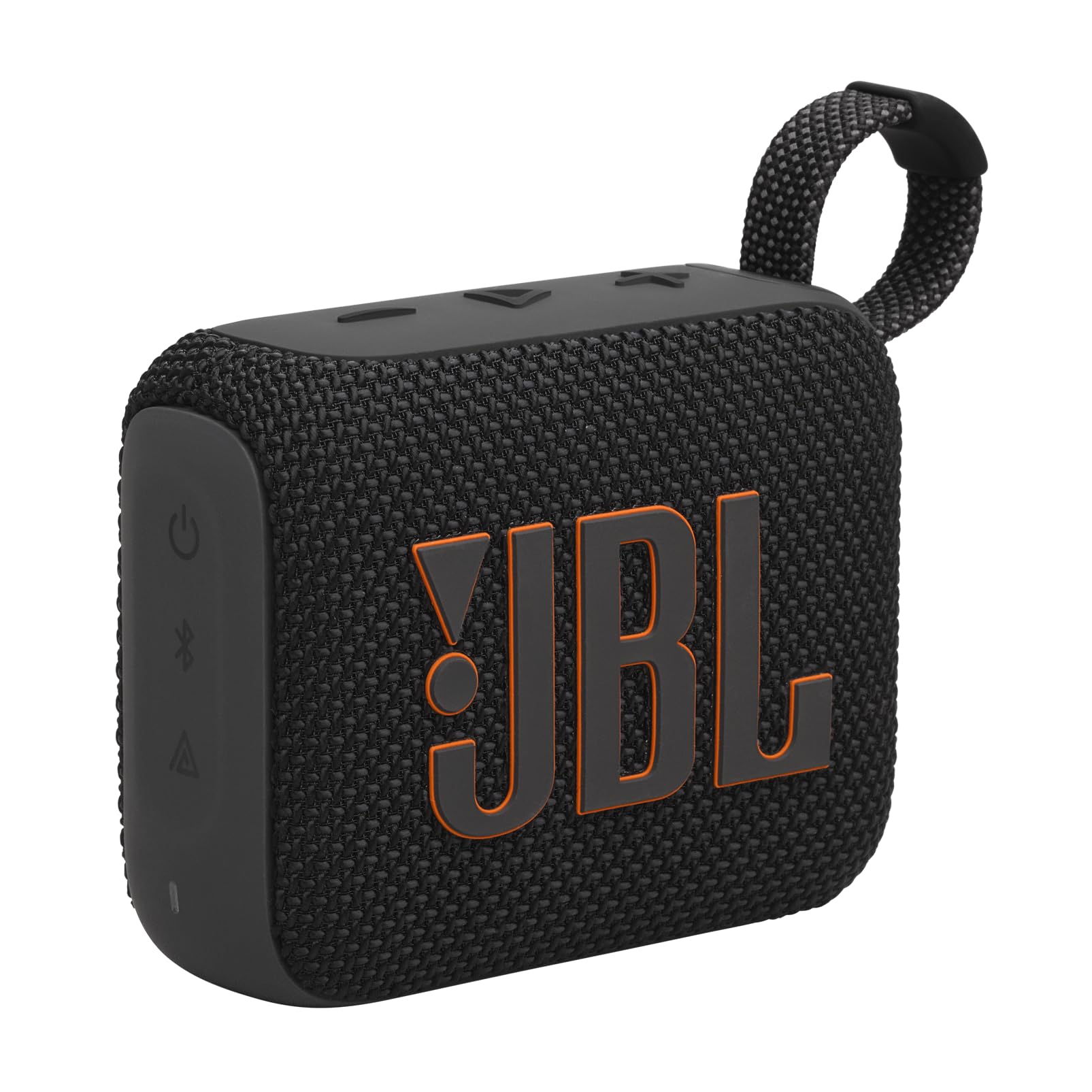 JBL Go 4 - Ultra-Portable Waterproof and Dustproof Bluetooth Speaker Big Pro Sound with Punchy bass 7-Hour Built-in Battery Made in Part with Recycled Materials (Black)